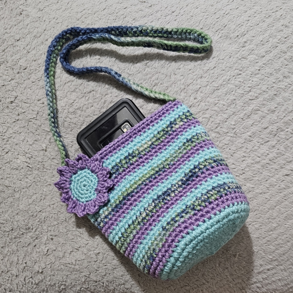 Handmade Crochet Mini Tote Shoulder bag
